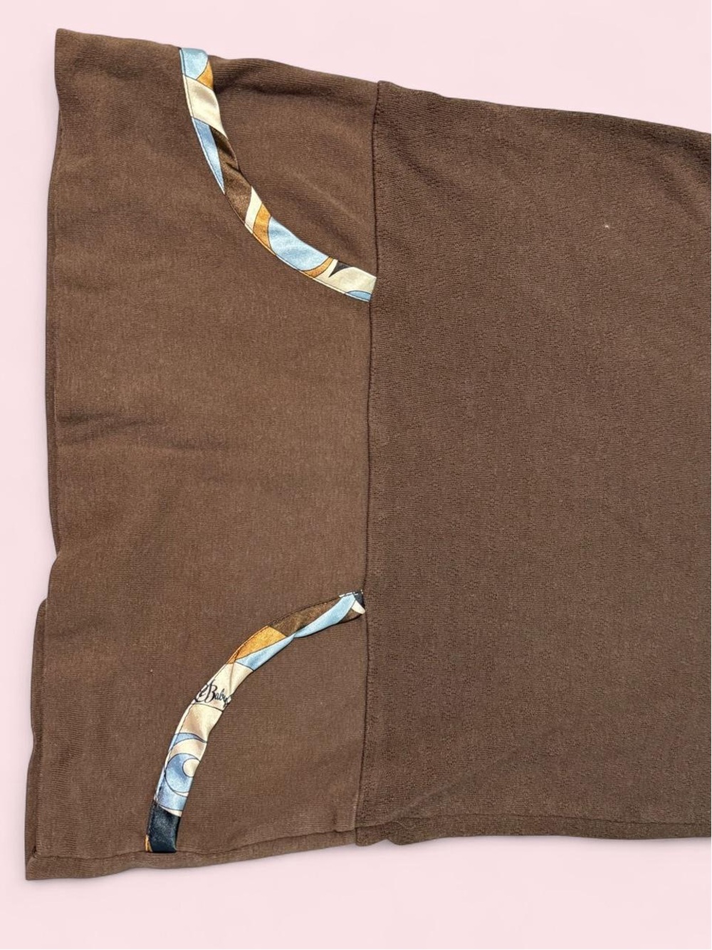 Vintage Y2K Baby Phat Intimates rich brown thermal logo long-sleeve hoodie - Picture 8 of 9